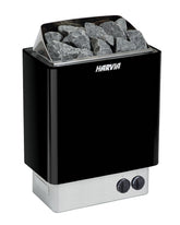 Harvia KIP80B 8 kW Electric Sauna Heater w/ Built-in Controls Black