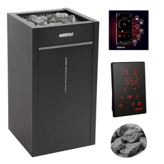 Harvia Virta Combi HL110SA Steamer & Electric Sauna Heater Package