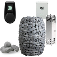 HUUM Sauna Heater UKU Local Black HUUM HIVE 15.0kW Electric Sauna Heater Package