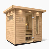 Kohler Sauna Up to 3 People / No Upgrade Kohler C2 Outdoor Sauna Kit – Douglas Fir
