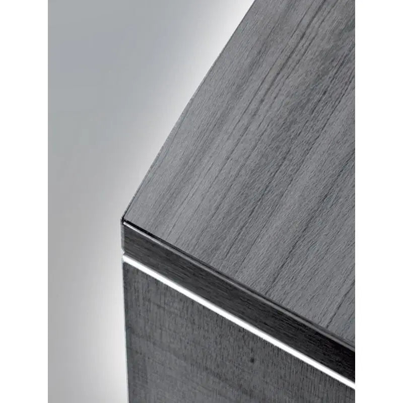 Santa Monica Combo Lateral File Cabinet with Partial Glass Doors
