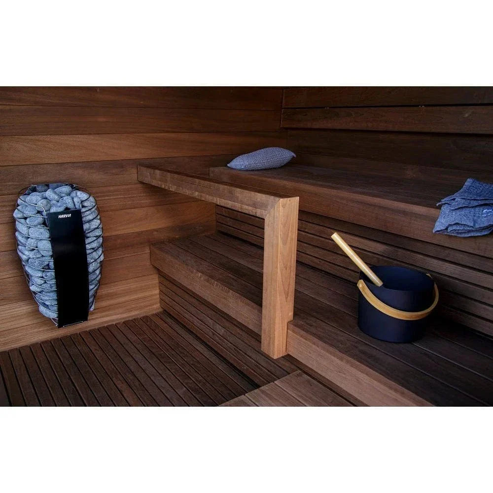 Harvia Spirit SP60E Electric Sauna Heater Package