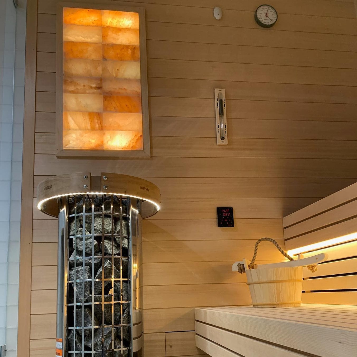 Harvia Cilindro PC60E Sauna Heater Package