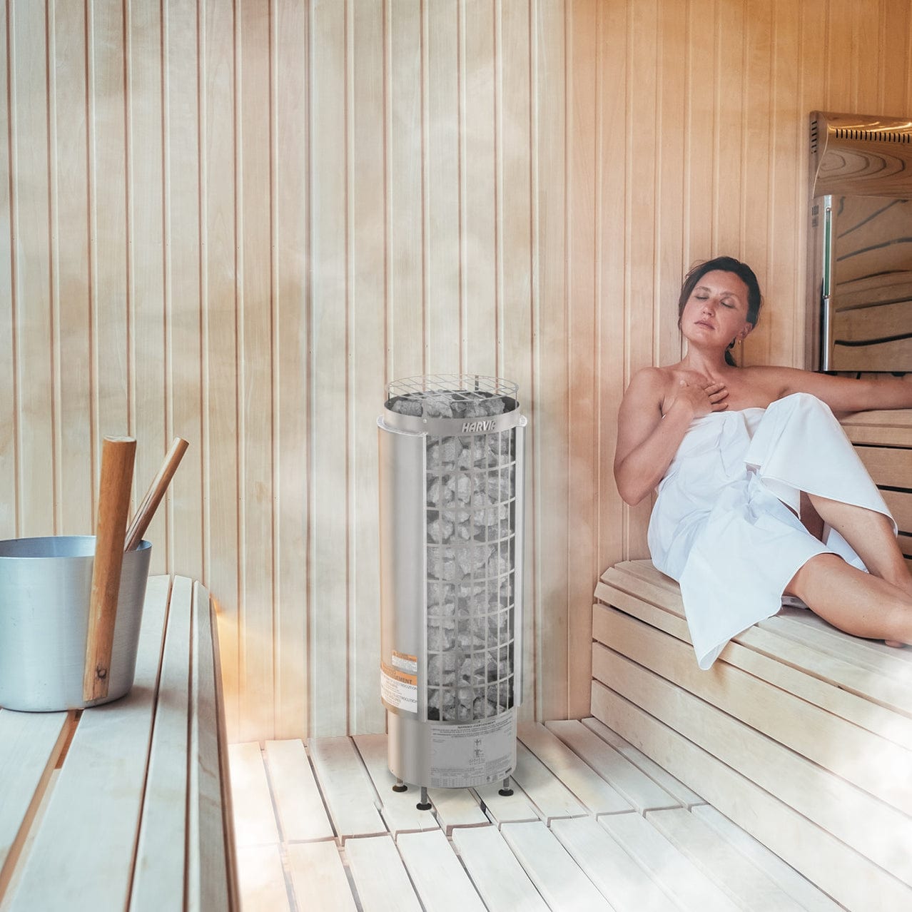 Harvia Cilindro PC110E 10.5 kW Electric Sauna Heater