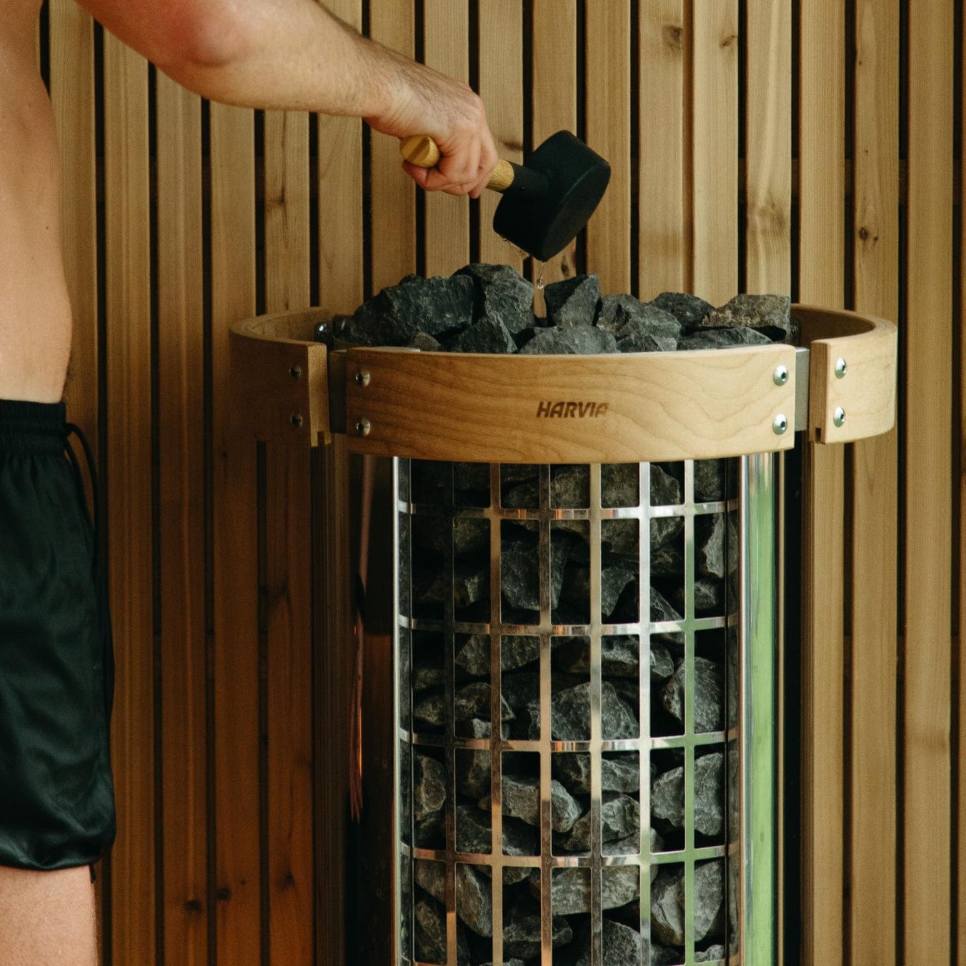 Harvia Cilindro PC60E Sauna Heater Package