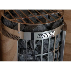 Harvia Cilindro PC60 6 kW Electric Sauna Heater w/ Built-In Controls