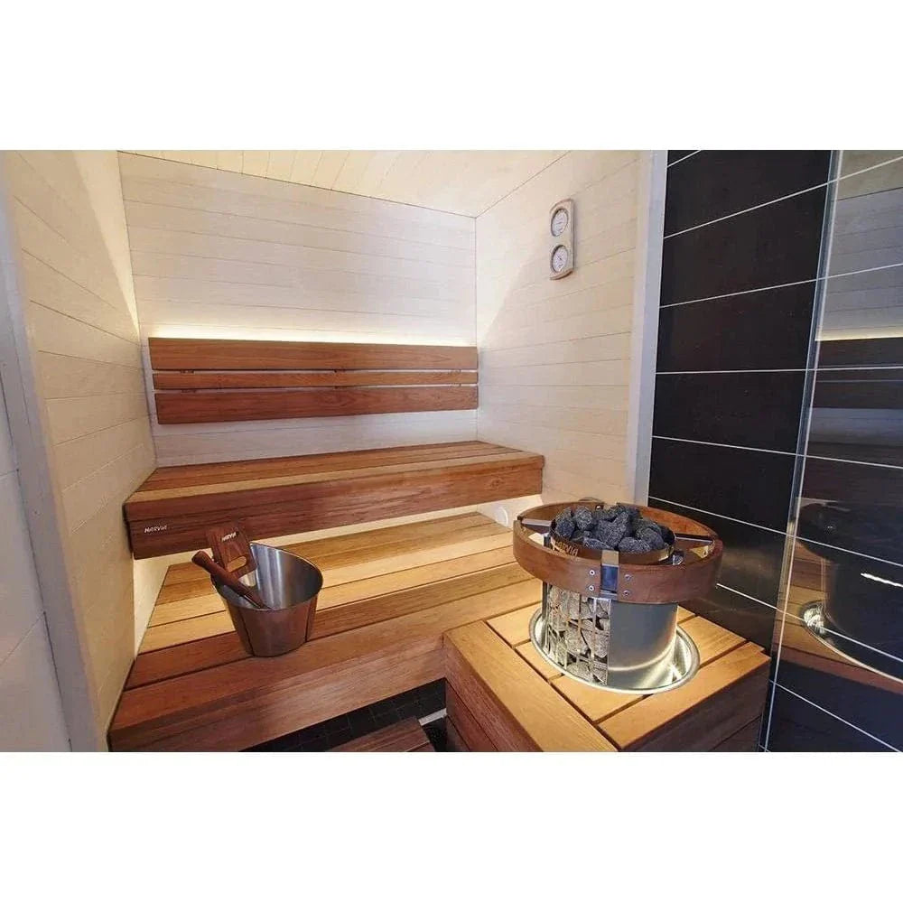 Harvia Cilindro PC60 6 kW Electric Sauna Heater w/ Built-In Controls