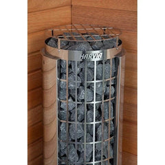 Harvia Cilindro PC60 6 kW Electric Sauna Heater w/ Built-In Controls