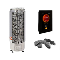 Harvia Cilindro PC80E Sauna Heater Package