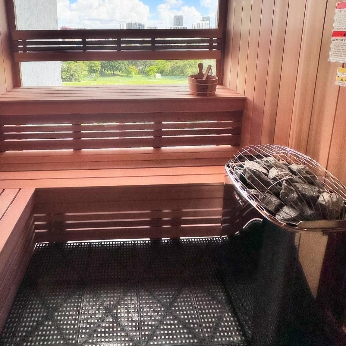Harvia Club K12.5G Electric Sauna Heater Package