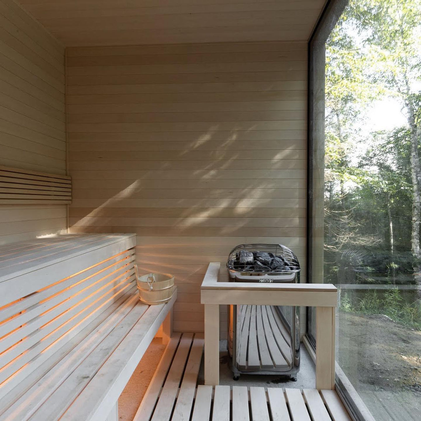 Harvia Club K15G Electric Sauna Heater Package