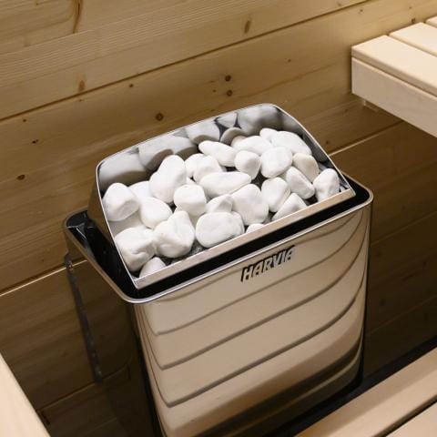 Harvia KIP45B 4.5 kW Electric Sauna Heater w/ Built-in Controls