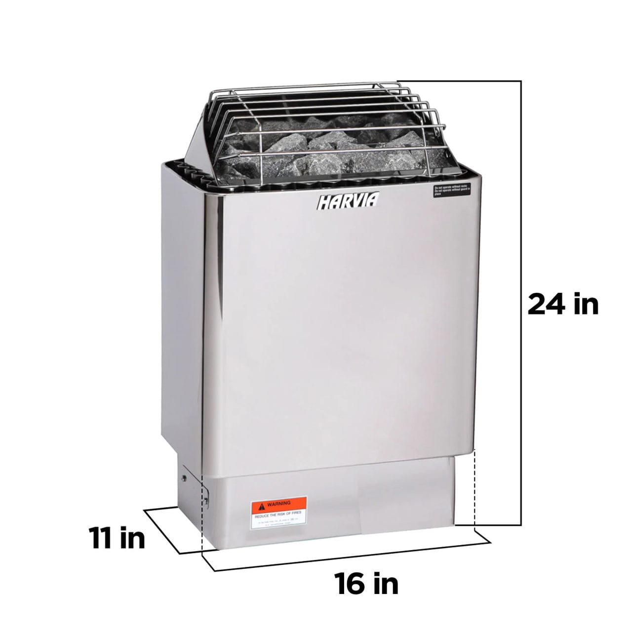 Harvia KIP80B 8 kW Electric Sauna Heater w/ Built-in Controls