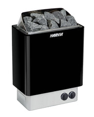 Harvia KIP60B 6 kW Electric Sauna Heater w/ Built-in Controls Black