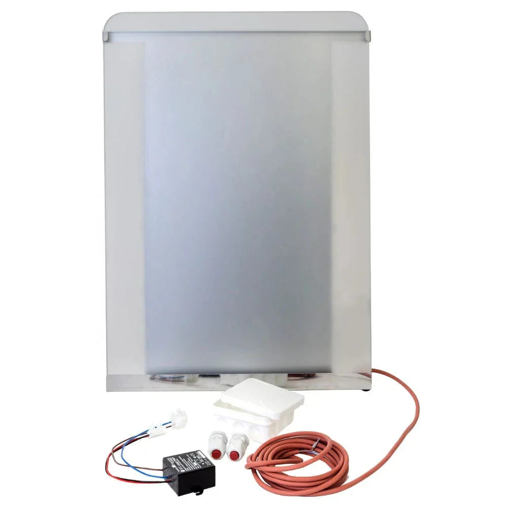 Harvia The Wall Series, 6kW, Black Stainless Steel Sauna Heater, 240V 1PH HSW6U1B