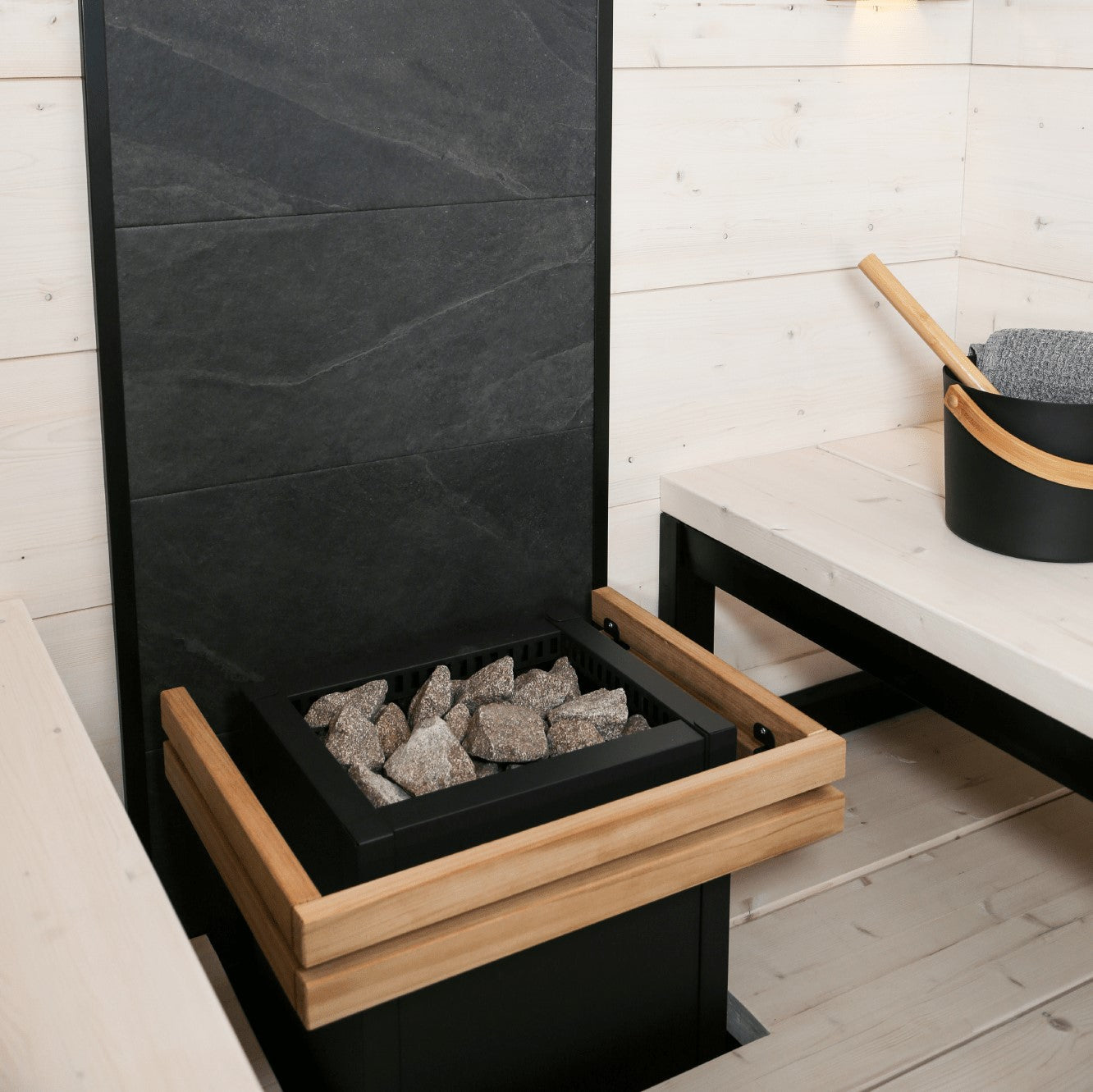 Harvia Virta Combi HL80SA Steamer & Electric Sauna Heater Package