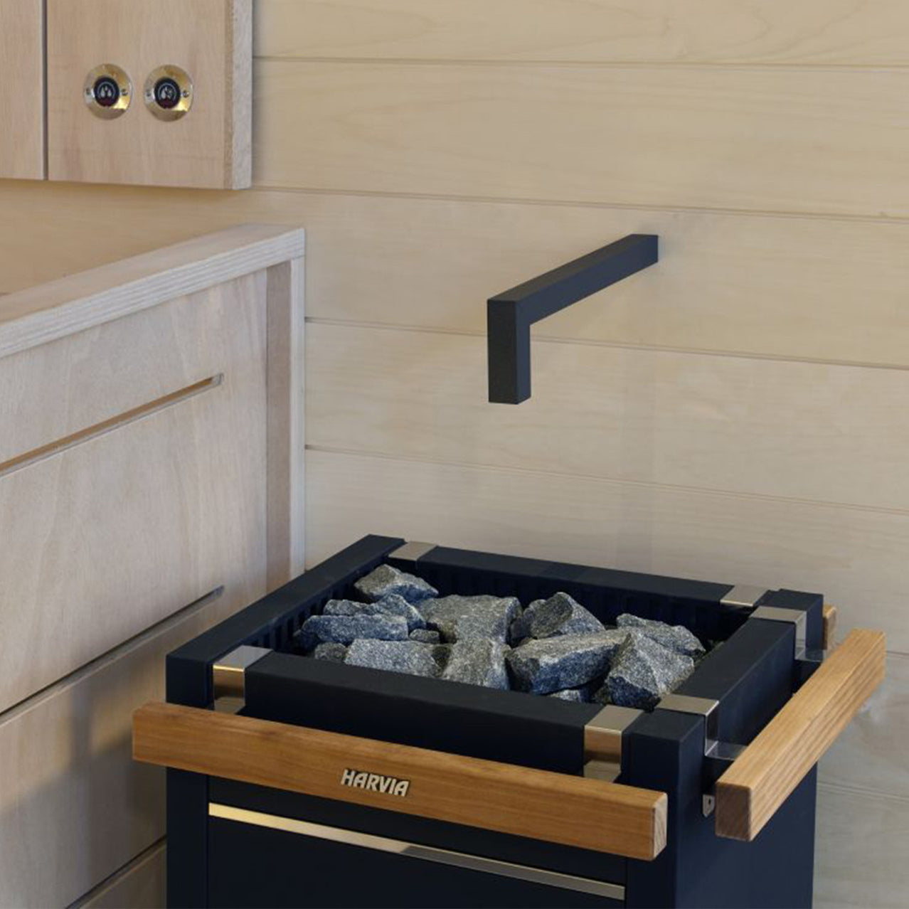 Harvia Virta HL90E Electric Sauna Heater Package