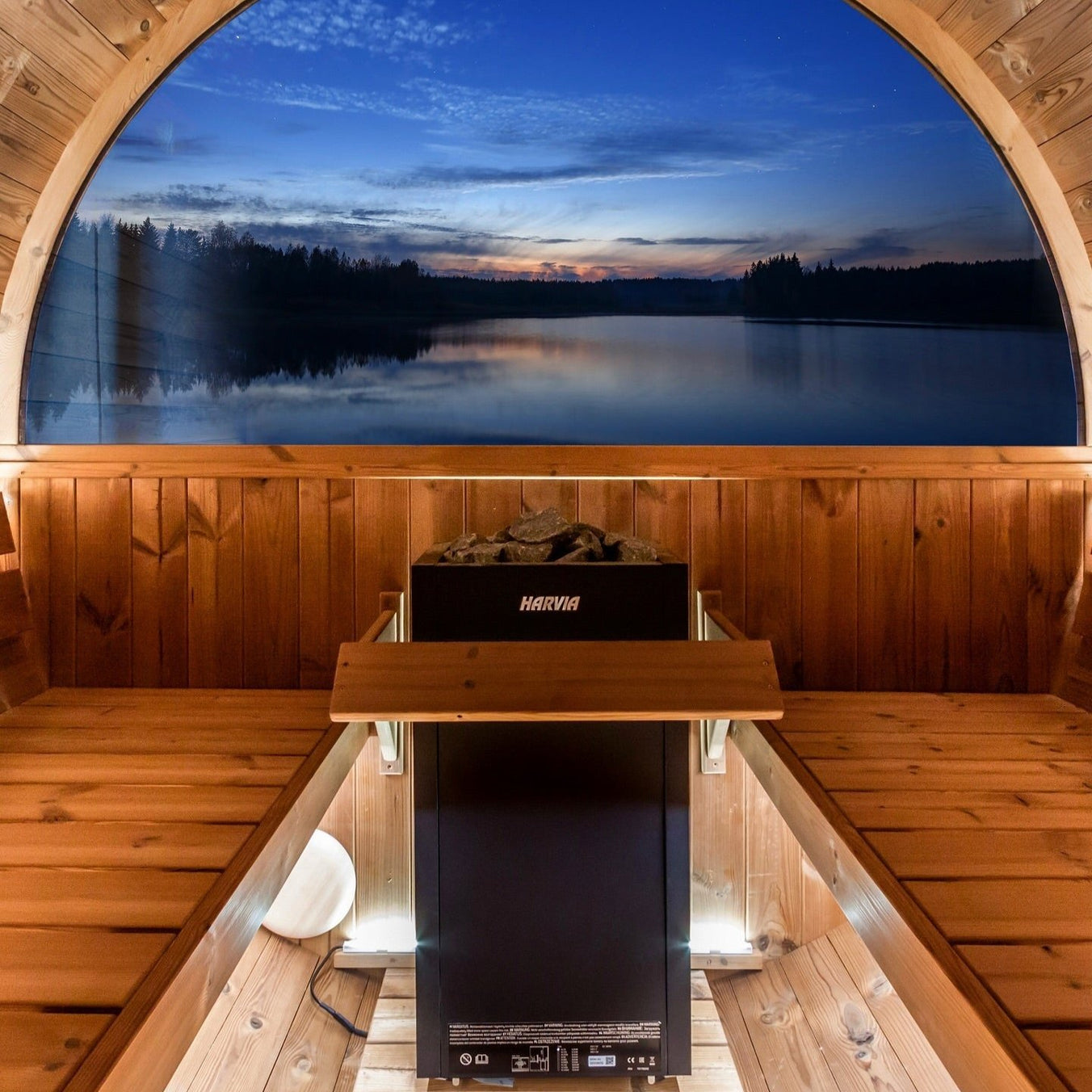 Harvia Virta HL110E Electric Sauna Heater Package