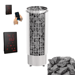 Harvia Cilindro PC90E Sauna Heater Package