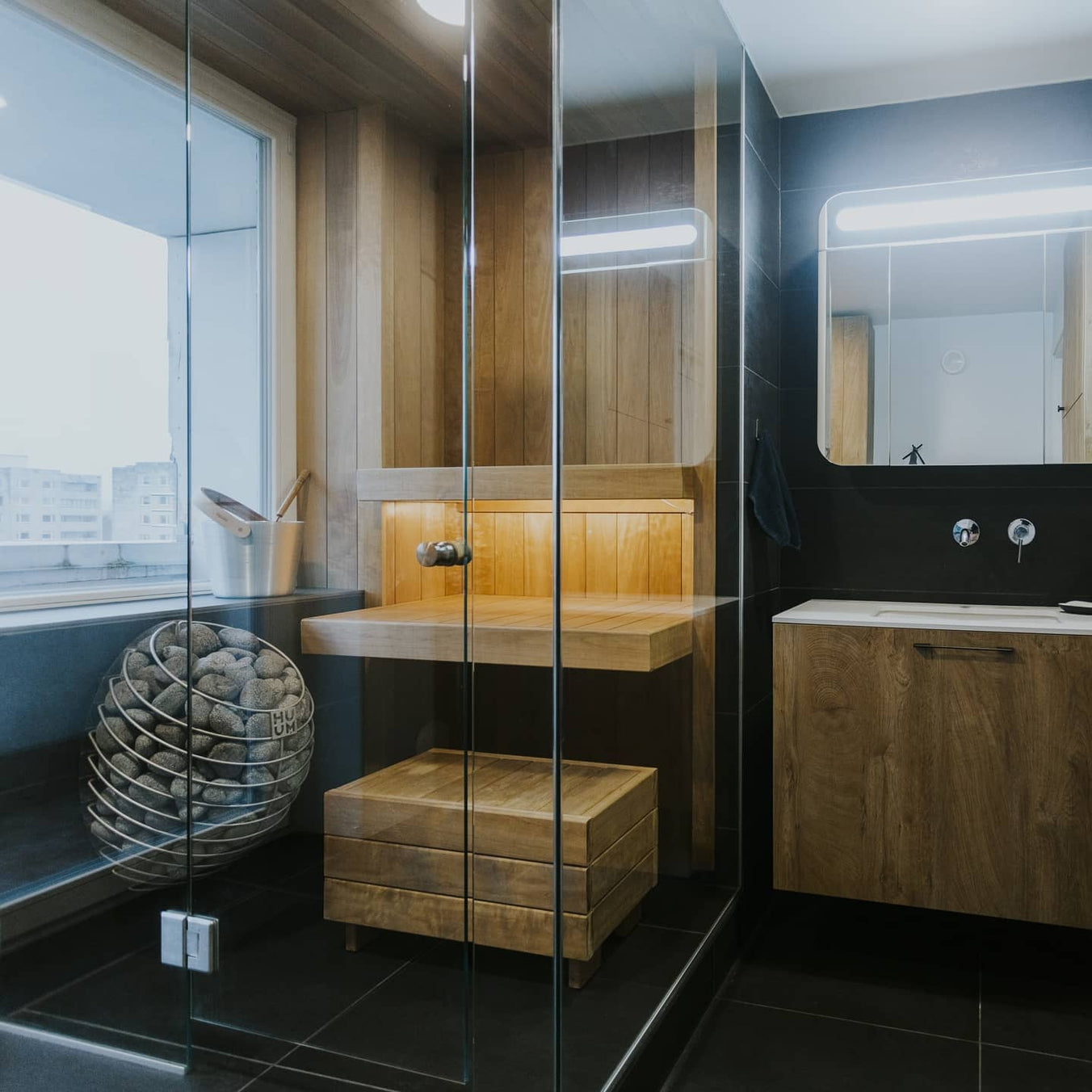 HUUM DROP Series 7.5kW Sauna Heater Package