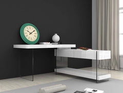 Cloud Modern Desk in High Gloss | J&M Furniture