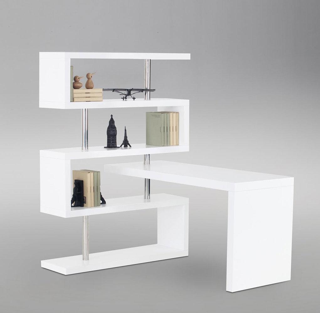 KD02 Modern Office Desk in White | J&M Furniture