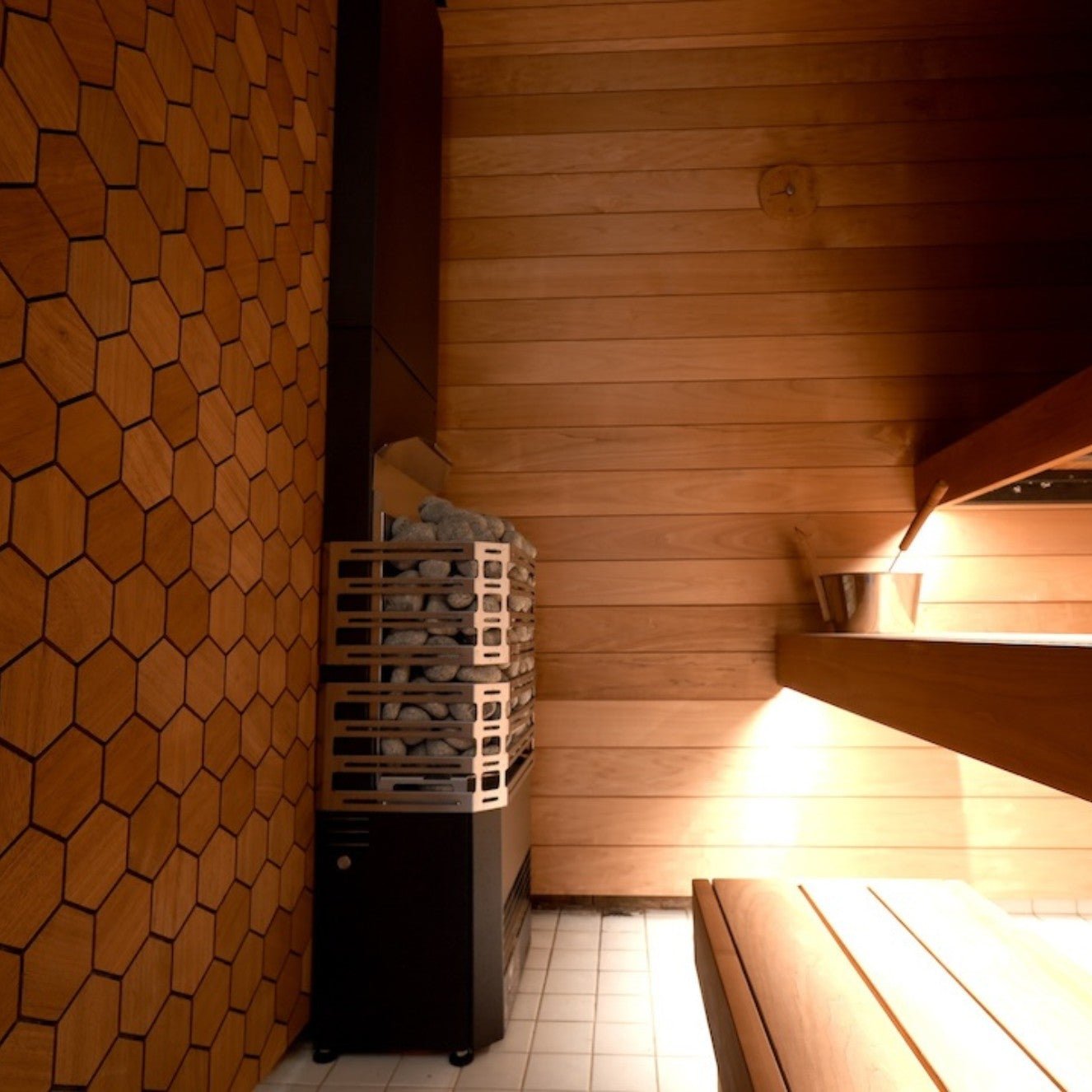 Saunum AIR 5 Sauna Heater, 4.8kW w/Climate Equalizer
