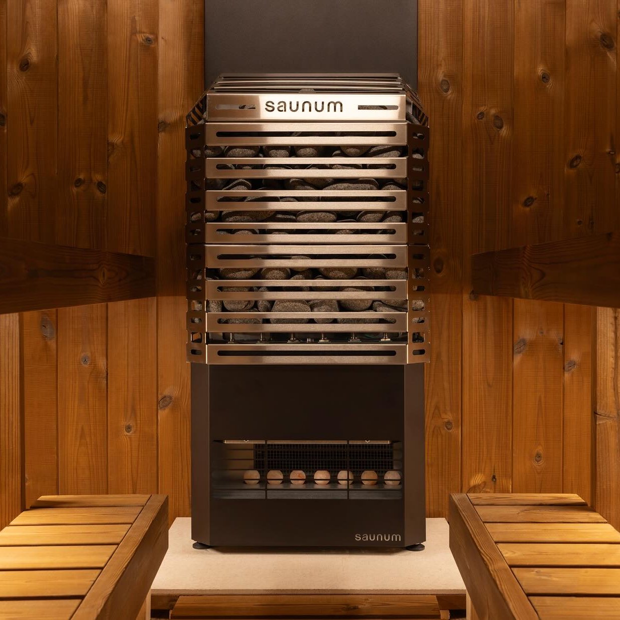 Saunum AIR 5 Sauna Heater, 4.8kW w/Climate Equalizer