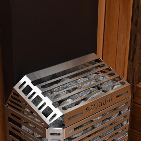 Saunum AIR 7 Sauna Heater, 6.4kW w/ Climate Equalizer