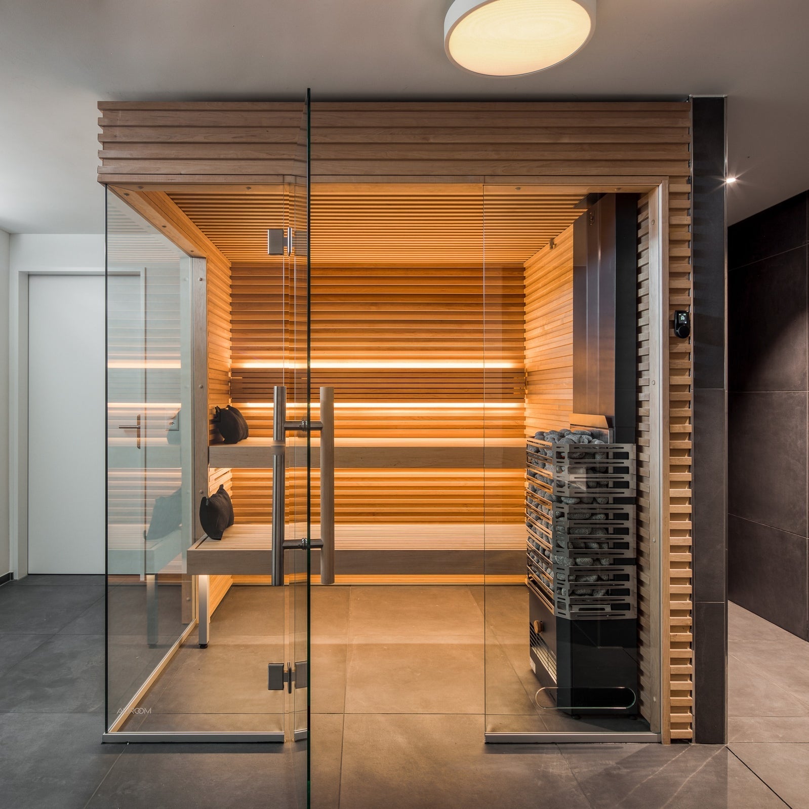 Saunum AIR 7 Sauna Heater, 6.4kW w/ Climate Equalizer