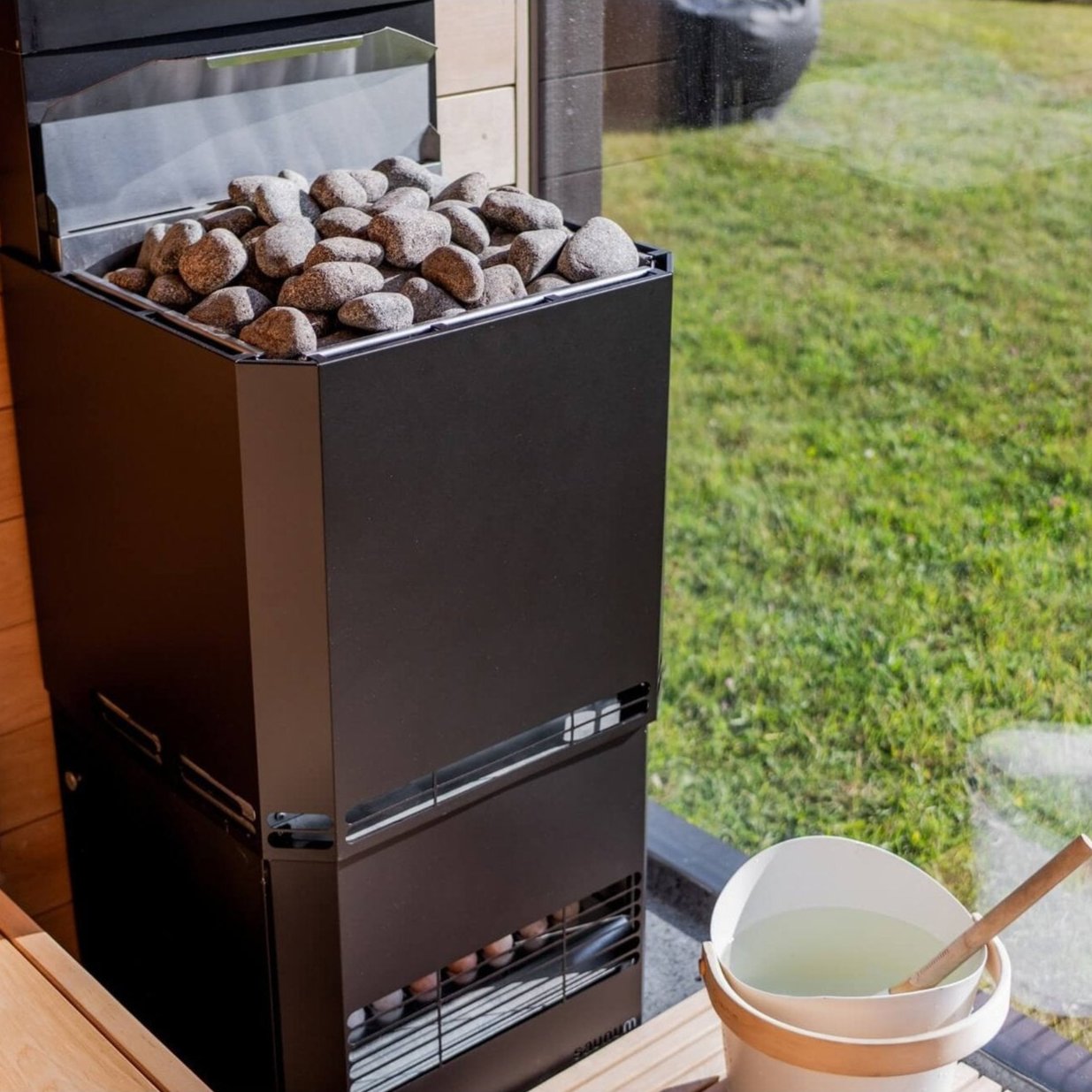 Saunum AIR L 15 Sauna Heater, 15.2kW w/Climate Equalizer