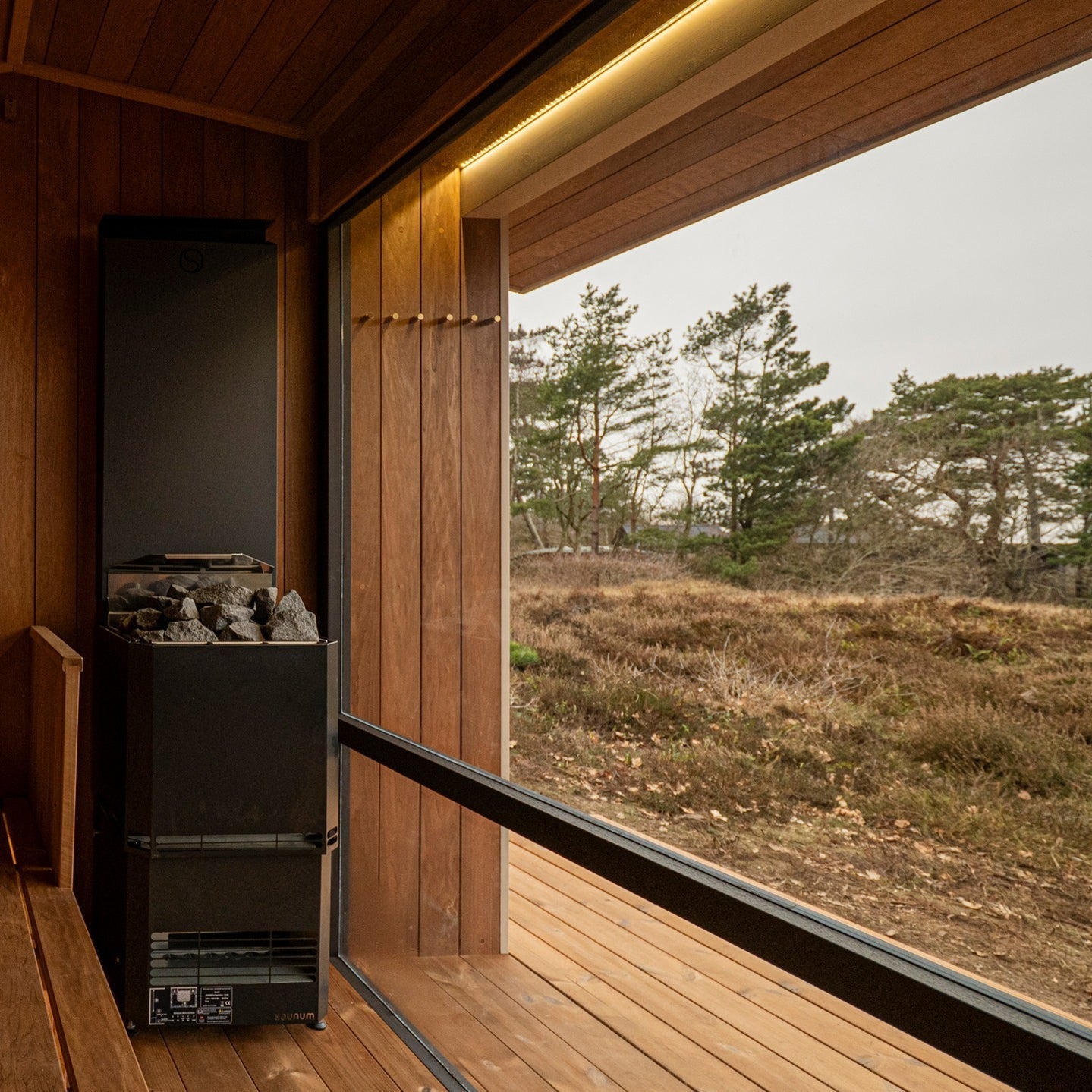 Saunum AIR L 15 WiFi Sauna Heater Package