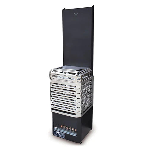 Saunum Sauna Heater Stainless Steel Saunum AIR L 10 Sauna Heater, 9.8 kW w/ Climate Equalizer