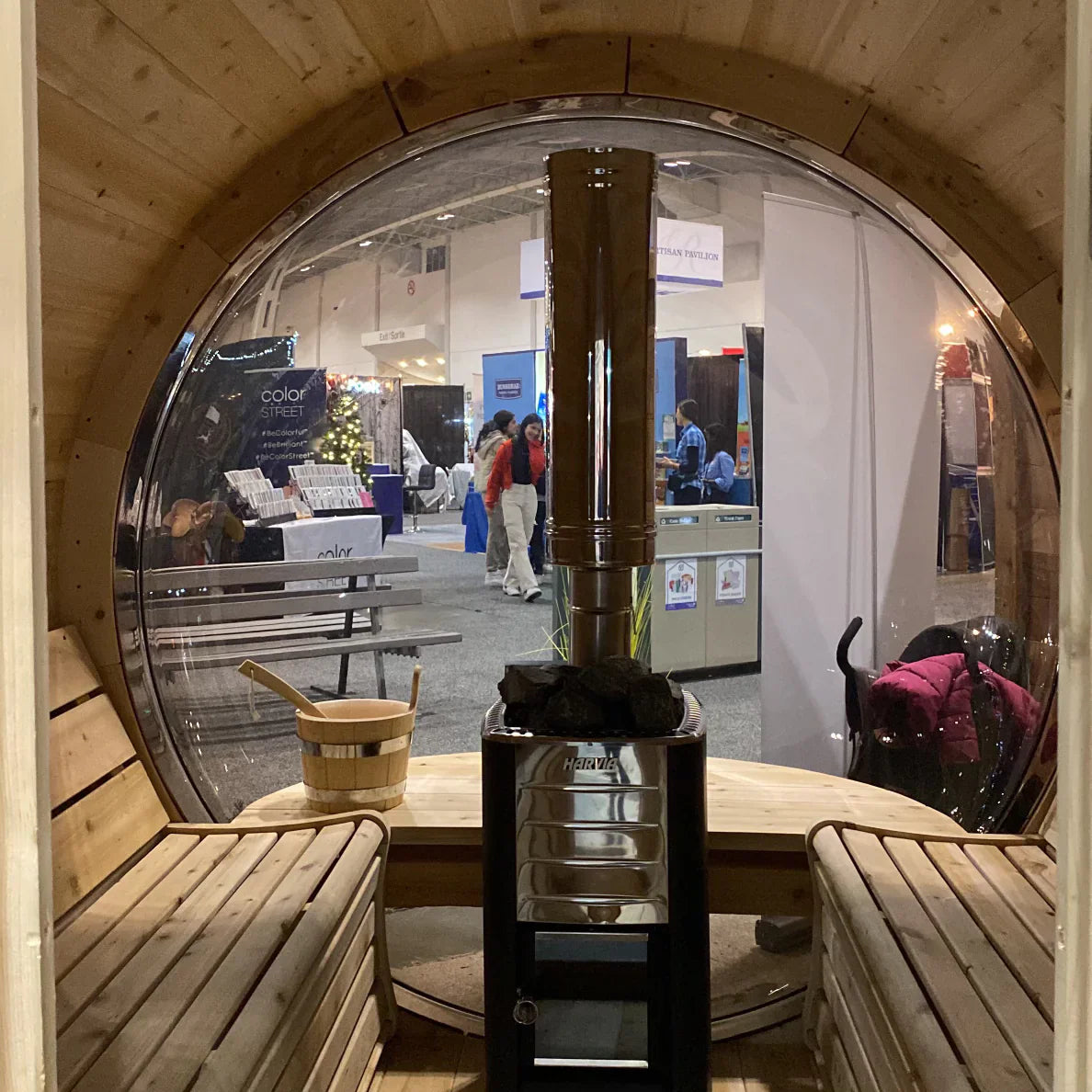 True North Panorama Barrel Outdoor Sauna
