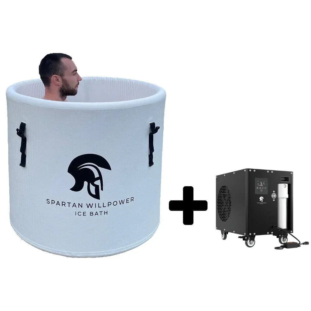 Warrior Cold plunge Spartan Barrel + 1 HP Wi-Fi Chiller/Heater WARRIOR WILLPOWER - THE SPARTAN BARREL